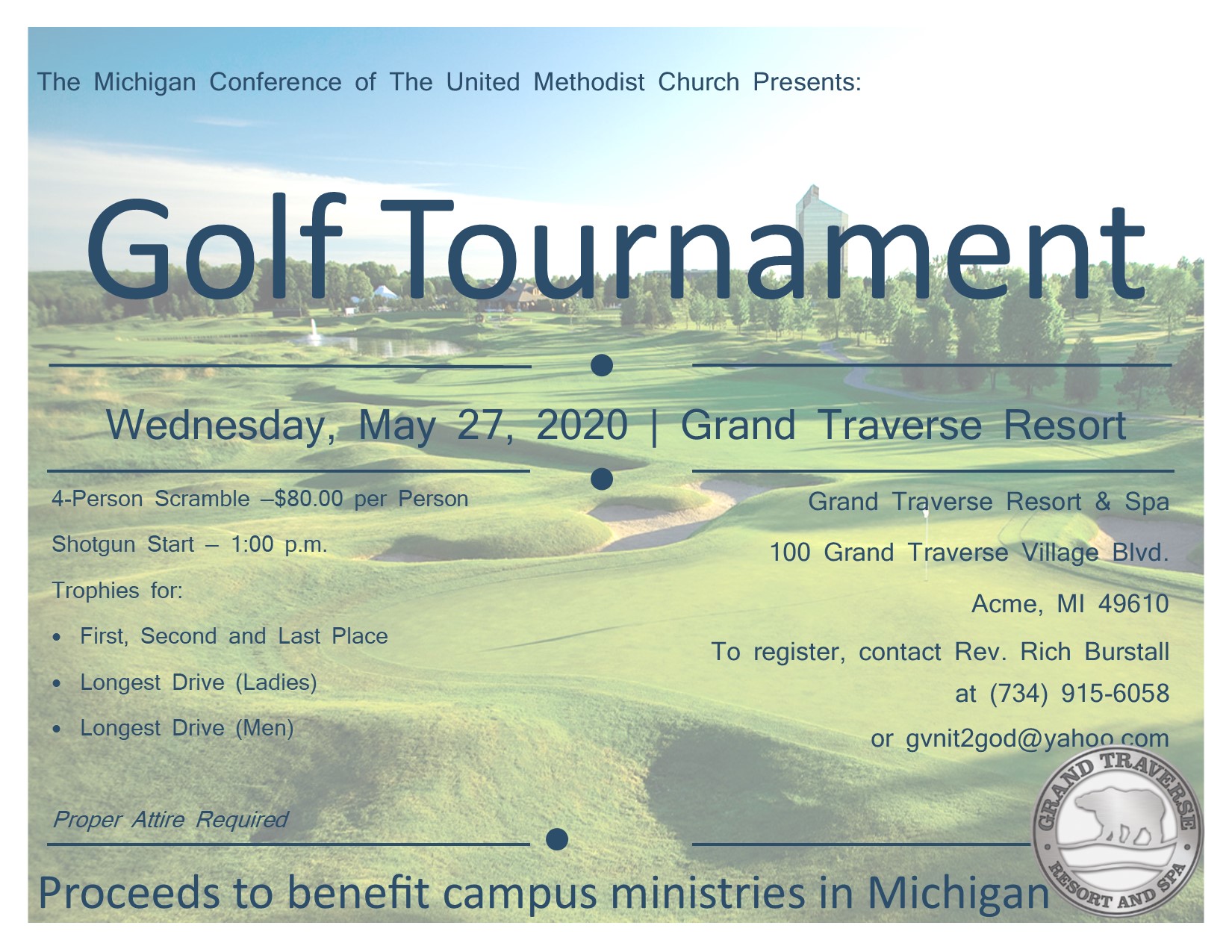 Golf Tournament Flyer 2020